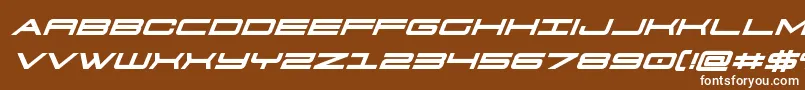 911porschav3boldital Font – White Fonts on Brown Background