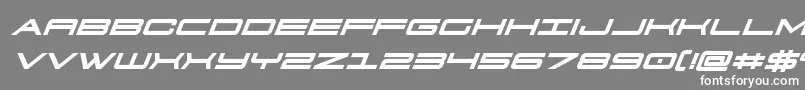 911porschav3boldital Font – White Fonts on Gray Background
