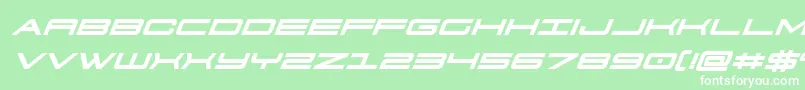 Police 911porschav3boldital – polices blanches sur fond vert