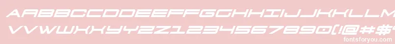 911porschav3boldital Font – White Fonts on Pink Background