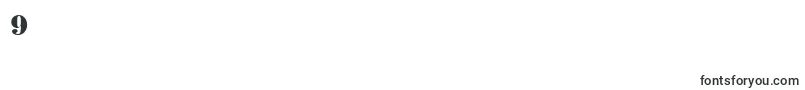 FetaNormal-Schriftart – Schriften für die Ziffer 9