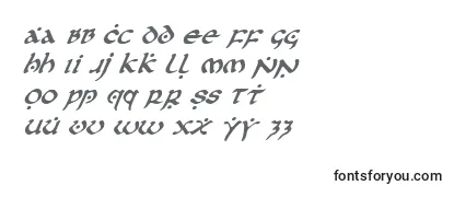FirstOrderItalic Font