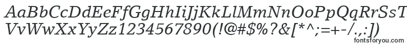 Шрифт LinoLetterLtItalic – коммерческие шрифты