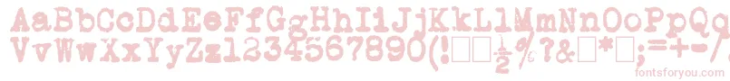L.C.Smith5Typewriter Font – Pink Fonts