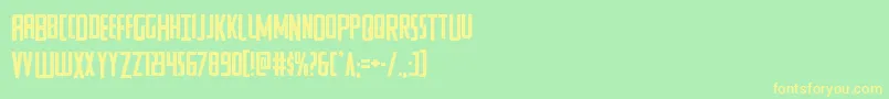 Watchtowerdrop Font – Yellow Fonts on Green Background