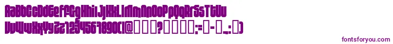 10.12fen Font – Purple Fonts on White Background