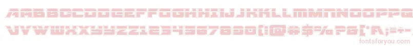 Aircruiseracadlaser Font – Pink Fonts on White Background