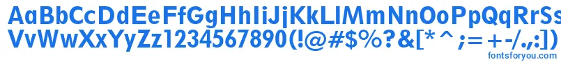 フォントGeometric212HeavyCondensedBt – 青いフォント