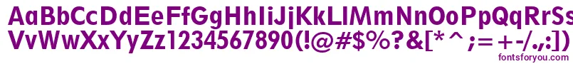 Geometric212HeavyCondensedBt-fontti – violetit fontit