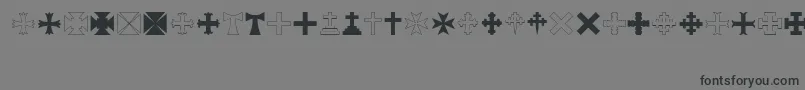Подробнее о шрифте RtaCross Шрифт RtaCross – чёрные шрифты на сером фоне
