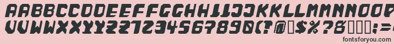 BadFag Font – Black Fonts on Pink Background