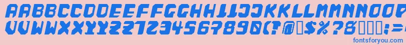 BadFag Font – Blue Fonts on Pink Background