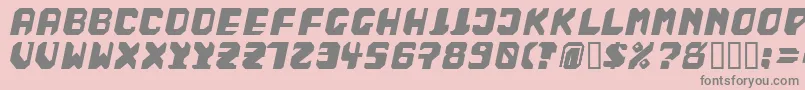 BadFag Font – Gray Fonts on Pink Background