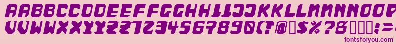 BadFag Font – Purple Fonts on Pink Background