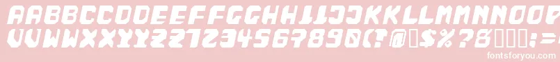 BadFag Font – White Fonts on Pink Background