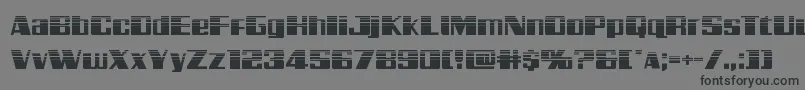 Galacticstormhalf Font – Black Fonts on Gray Background