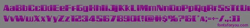 Galacticstormhalf Font – Purple Fonts on Gray Background