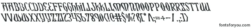 XiphosLeftalic-fontti – Alkavat X:lla olevat fontit