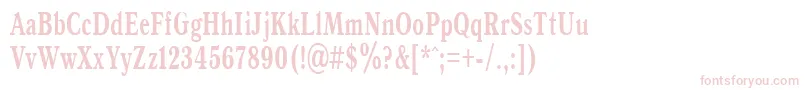 AntiquaBold65b Font – Pink Fonts on White Background