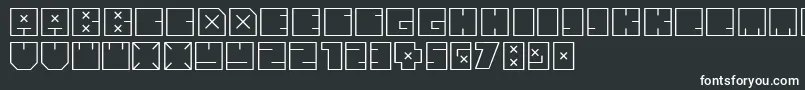 Andrebold Font – White Fonts on Black Background