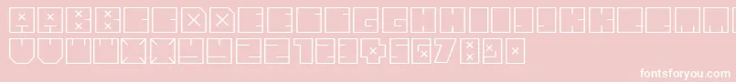 Andrebold Font – White Fonts on Pink Background