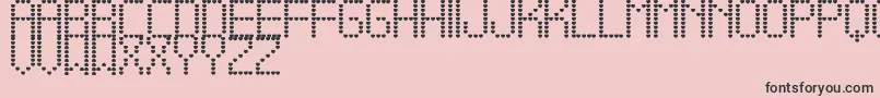 AmameTfb Font – Black Fonts on Pink Background