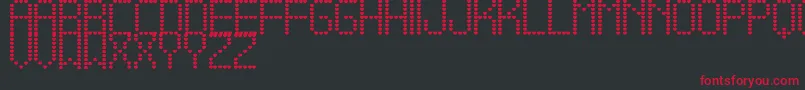 AmameTfb Font – Red Fonts on Black Background