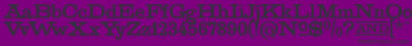 GoldenAgeRegular-Schriftart – Schwarze Schriften auf violettem Hintergrund