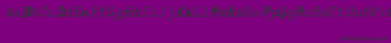 CmTexExtandedRegular Font – Black Fonts on Purple Background