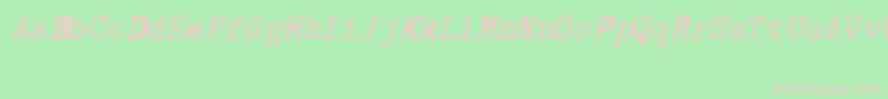 CmTexExtandedRegular Font – Pink Fonts on Green Background