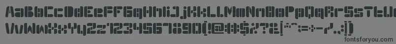 Шрифт AutoBots – чёрные шрифты на сером фоне
