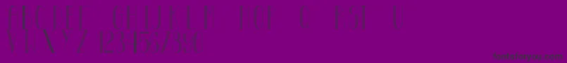 MayonaiseCondensed Font – Black Fonts on Purple Background