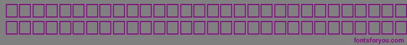 フォントSvfwfb – 紫色のフォント、灰色の背景