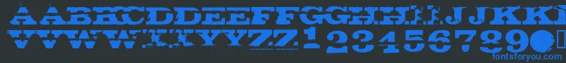 Más sobre la fuente GatecrasherTexan fuente GatecrasherTexan – Fuentes Azules Sobre Fondo Negro