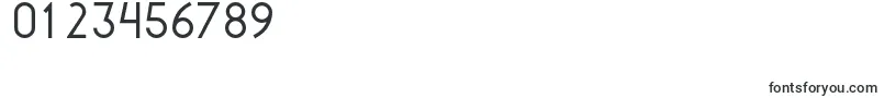 Libbyregular-Schriftart – Schriften für Zahlen und Nummern