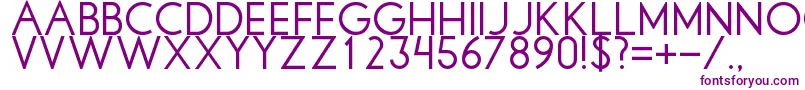 Libbyregular Font – Purple Fonts on White Background