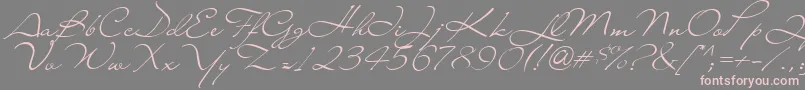 Weitere Informationen zur Lainyday-Schriftart Lainyday-Schriftart – Rosa Schriften auf grauem Hintergrund