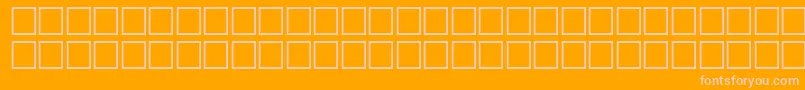 McsHor4SUBite2000-Schriftart – Rosa Schriften auf orangefarbenem Hintergrund