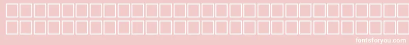 McsHor4SUBite2000 Font – White Fonts on Pink Background