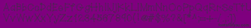 Hellodotstick Font – Black Fonts on Purple Background