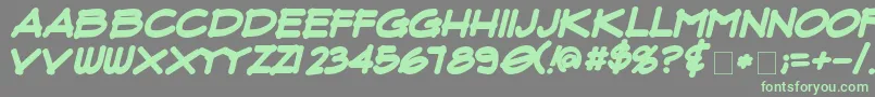 Подробнее о шрифте FluxArchitectBoldItalic Шрифт FluxArchitectBoldItalic – зелёные шрифты на сером фоне