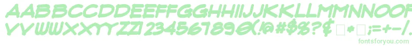 FluxArchitectBoldItalic Font – Green Fonts