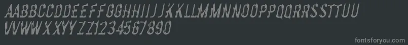 Basicchrome Font – Gray Fonts on Black Background