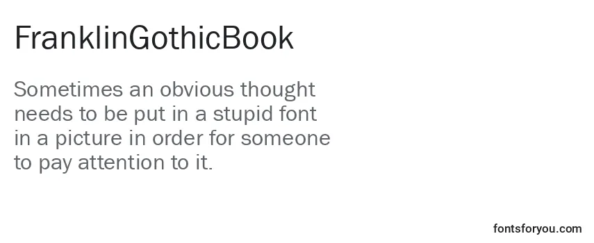 FranklinGothicBook-fontti