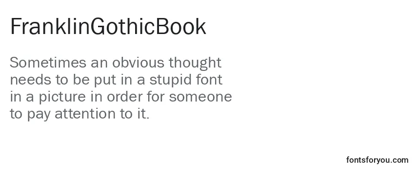 FranklinGothicBook Font