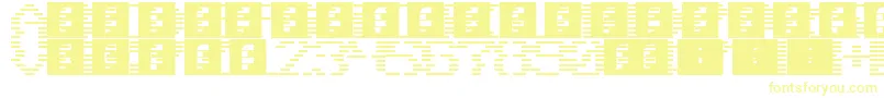 Шрифт Scanlines – жёлтые шрифты