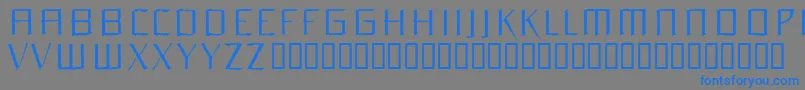 Orchidee Font – Blue Fonts on Gray Background