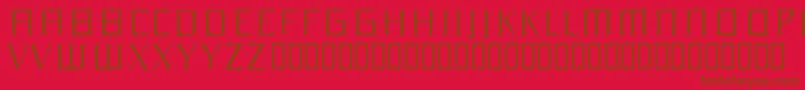 Orchidee Font – Brown Fonts on Red Background