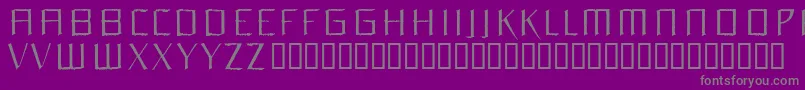 Orchidee Font – Gray Fonts on Purple Background