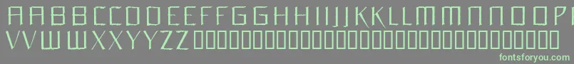 Orchidee Font – Green Fonts on Gray Background